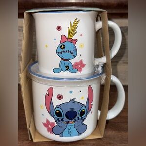 Super Cute 🥰 Disney Stitch Big and Little 2 Piece Mug Set - NEW